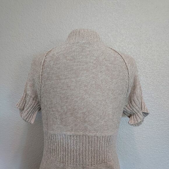 Kenneth Cole Reaction Beige Knit Button Cardigan Size S - Picture 9 of 11